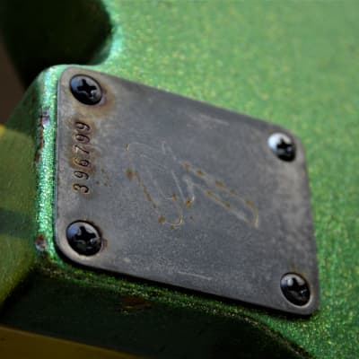 American Fender Telecaster Custom  Heavy Relic Green Sparkle image 11