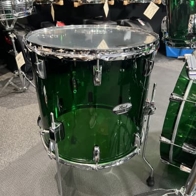 *Limited Edition* Pearl Crystal Beat Acrylic 10/12/16/22" Drum Set Kit in Emerald Glass #754 image 3
