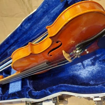 Seidel Stradivarius Copy sized 1/2 Violin, 1982. Germany. Very Good Condition image 5