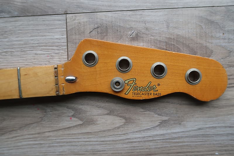 Fender Telecaster Bass Neck Maple USA Vintage '1972 3 bolt Tele image 1