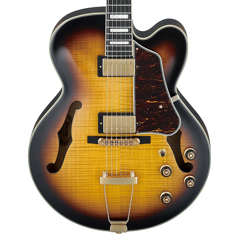 Ibanez AF95FM Artcore Expressionist Electric Guitar Antique Yellow Sunburst
