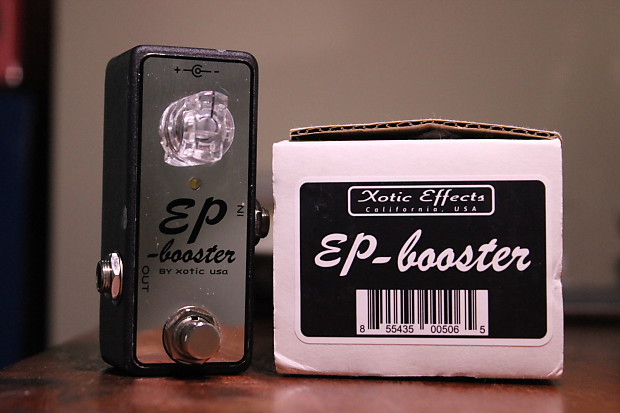 Xotic EP Booster Limited Edition Silver/Black - FREE shipping!