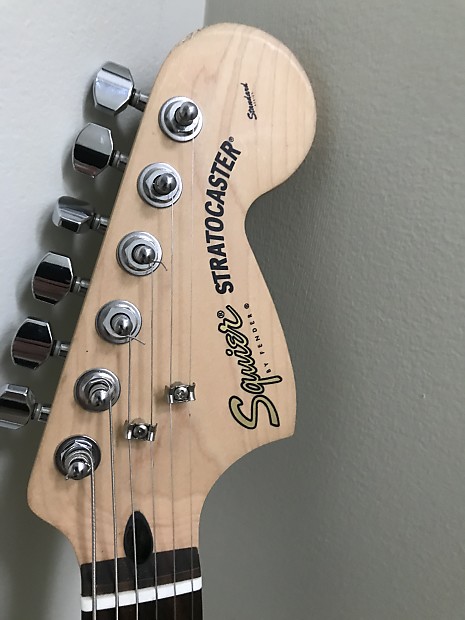 2008 Fender Squier Standard Stratocaster Amber Sunburst