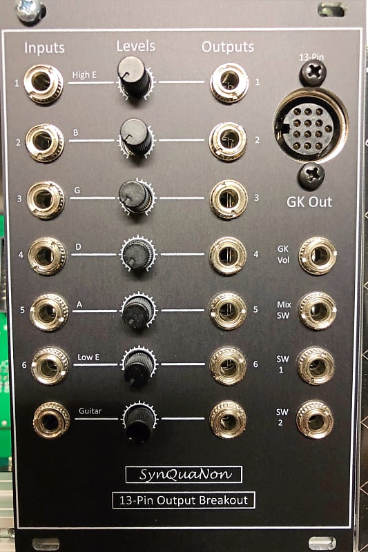SynQuaNon Eurorack 13-Pin Output Breakout Module Roland/BOSS GK Synth Interface image 1
