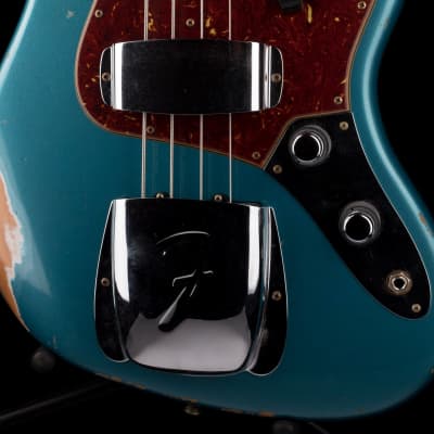 Fender Custom Shop 1960 Jazz Bass Relic Aged Ocean Turquoise image 5