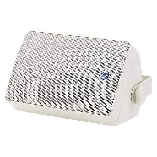 Atlas IED SM52T-WH 30W, 5-1/4 Weather-Resistant 2-Way Speaker in White with  70.7V/100V Transformer