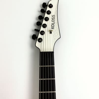 KOLOSS GT-4 Aluminum body Carbon fiber neck electric guitar White+Bag|GT-4 White| image 6
