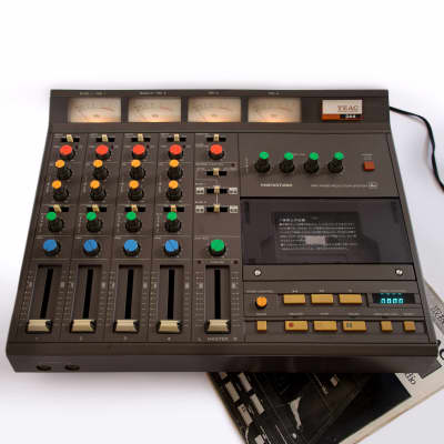 【通電のみ】TEAC TASCAM SERIES 244 PORTASTUDIO Teac Tascam Portastudio 244 80s 4 Track Multitrack Cassette