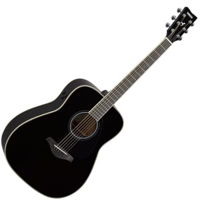 Yamaha FG-TA TransAcoustic Guitar - Black for sale