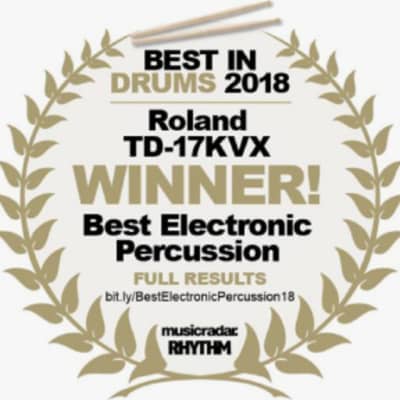 Roland TD-17KV2 All Mesh Drum Kit EXCLUDING Stool,  Sticks and Bass Drum Pedal image 4