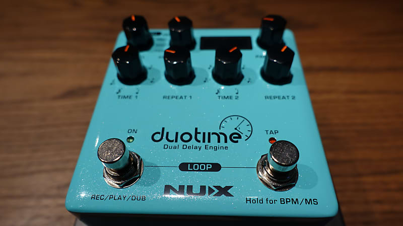 NUX duotime デュアルディレイエンジン NUX Duotime Dual Delay Engine Pedal | Sweetwater