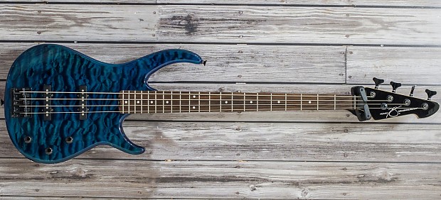 Used Peavey MILLENIUM BXP 5-STRING BASS Bass Guitar Blue 4