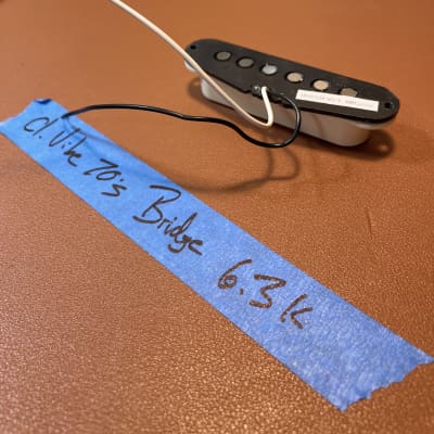Fender Classic Vibe 70's Guitar Pickup Bridge 2010's - White image 4