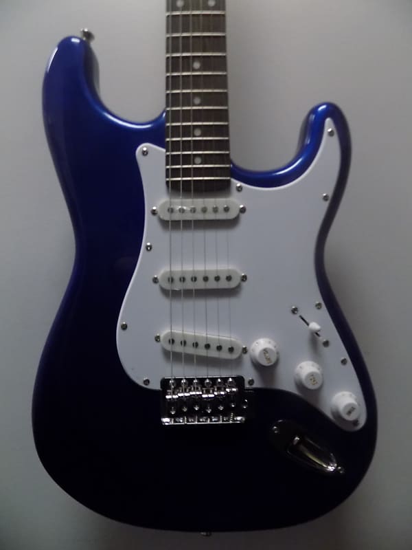 Austin AST100BL Electric Guitar Blue Reverb