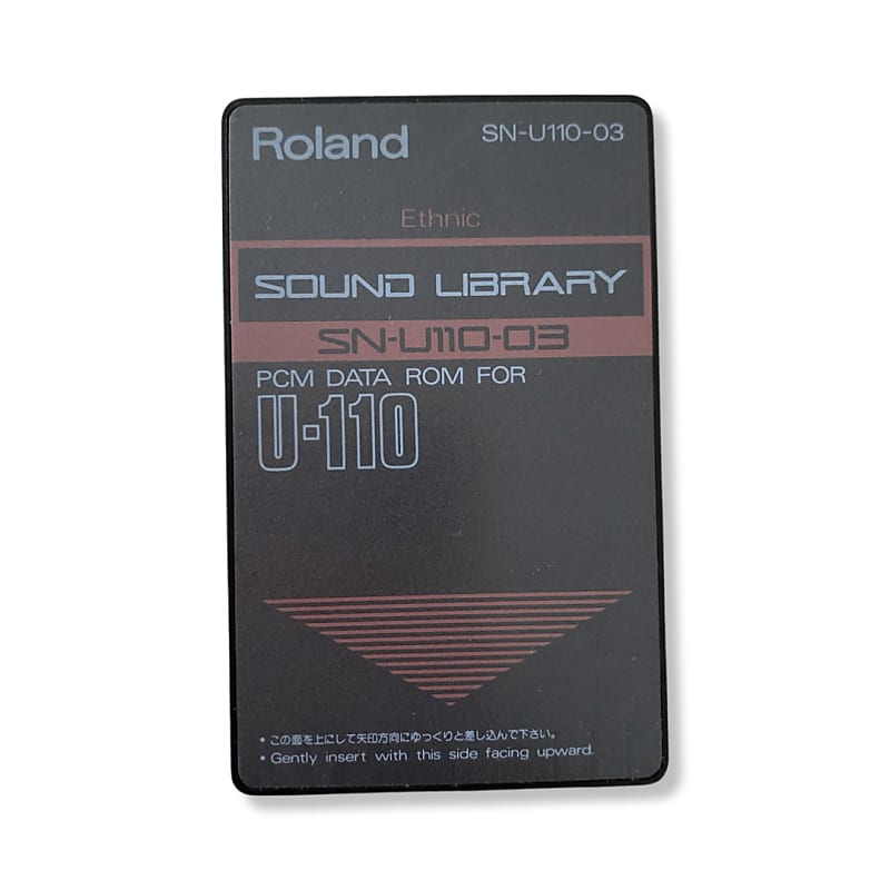 Roland U-110 Ethnic Sound CARD 80's SN-U110-03 image 1