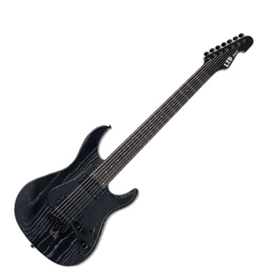 ESP LTD SN-1007 Baritone HT Electric Guitar - Black Blast - B-Stock