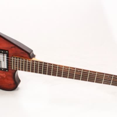 Steen "Carol" Semi Hollow Ash Body Thinline Ergonomic Electric Guitar w/case 1 of 1 image 3