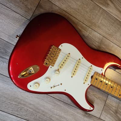 Fernandes LE-2G - Candy Apple Red MIJ LE-2 Stratocaster 7 Lbs 8 Ounces image 6