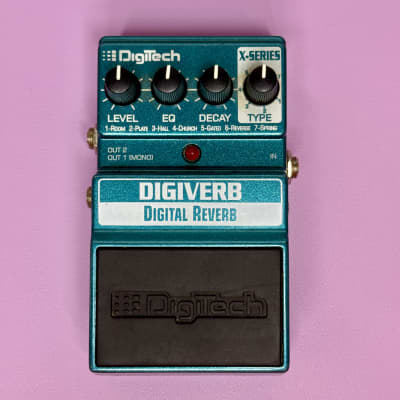 Digitech DigiVerb Digital Reverb Pedal | Reverb