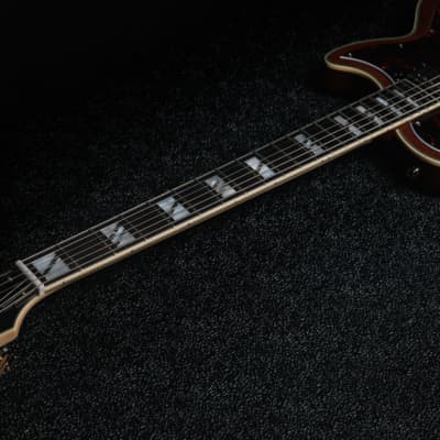 Deluxe Atlantic Solid Black 6-String RH Baritone Solidbody Electric Guitar w/ Case  DADBATLSBKGS image 21