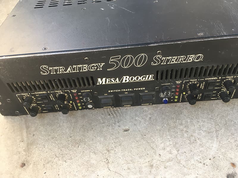 mesa boogie strategy 500 stereo power amp