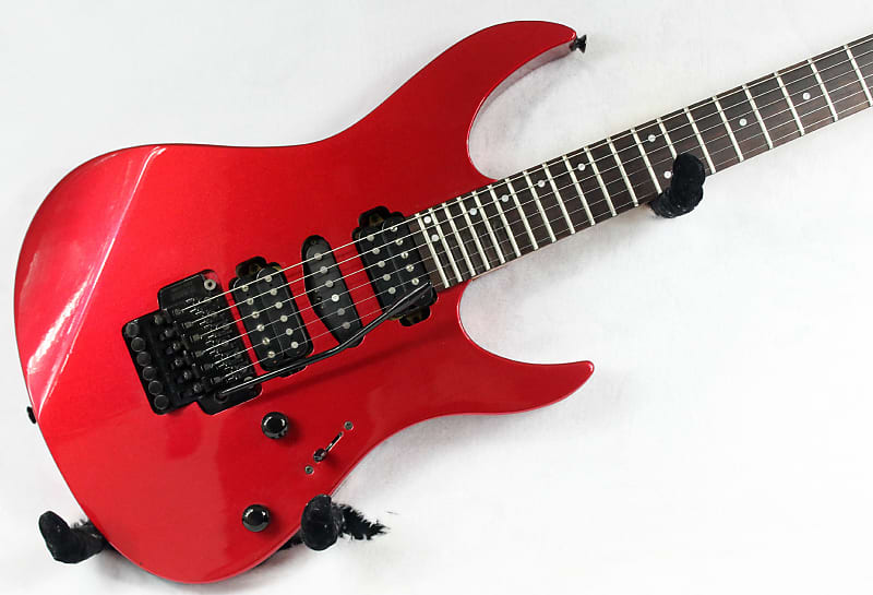 Rare 95 Yamaha RGX 621 D With Scalloped Frets in Metallic Red Electric  Guitar