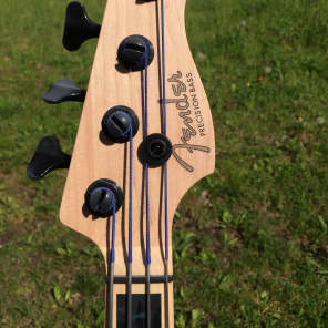 Fender Warmoth Precision Bass short scale 2014 Natural Ash image 5