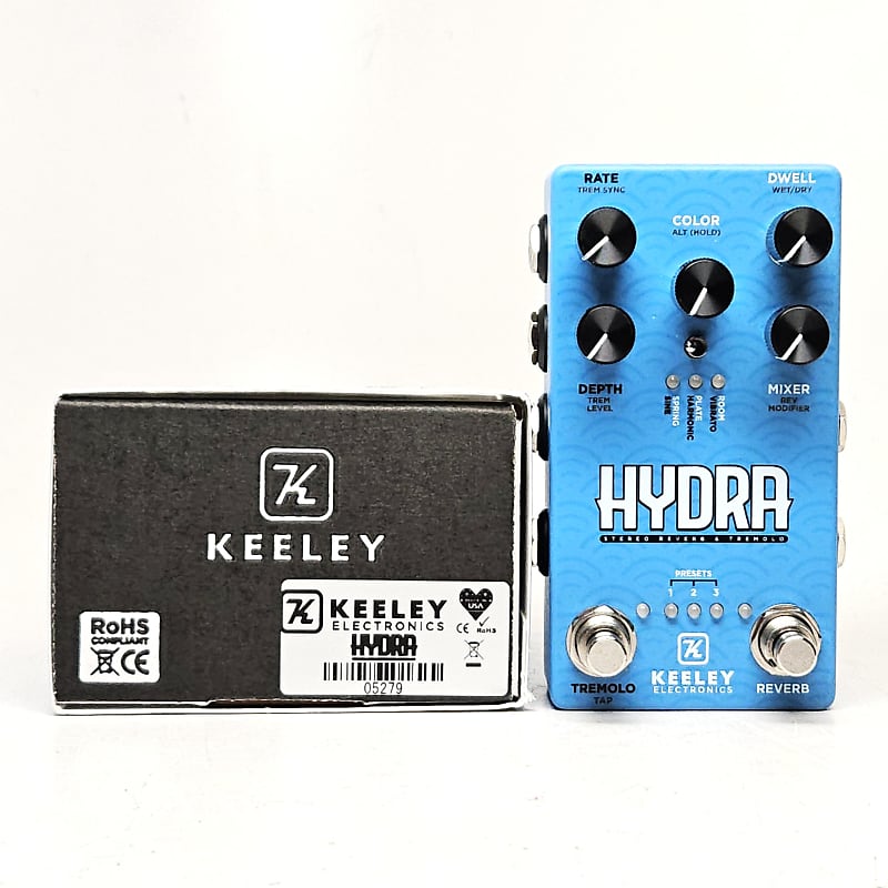 Keeley Hydra Stereo Reverb & Tremolo