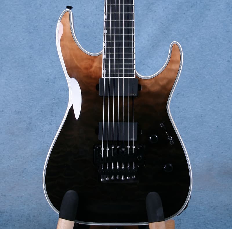 ESP LTD H3-1007 Baritone Electric Guitar - See Thru Black