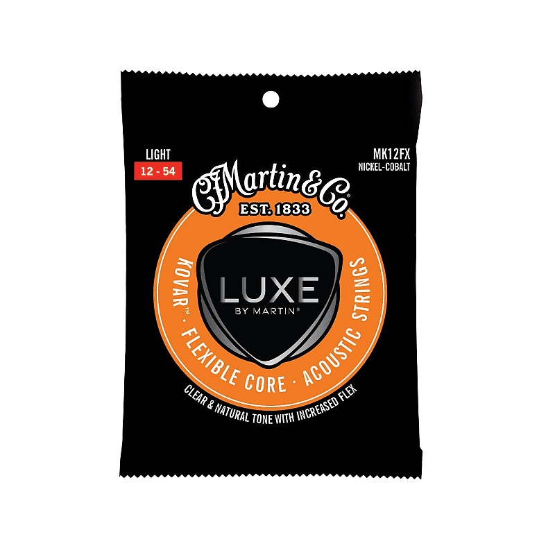 Martin Luxe by Martin Kovar MK12 Acoustic Guitar Strings - .012-.054 Light