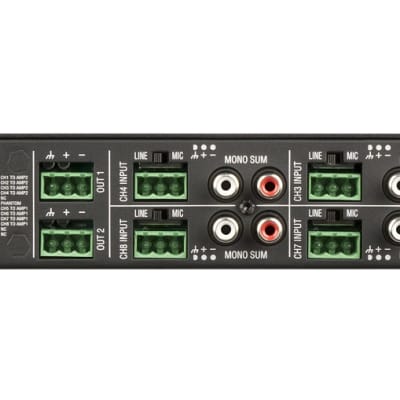 JBL CSM 28 Commercial Mixer/Preamp + (2) Black Wall Volume Controllers CSM28 image 4