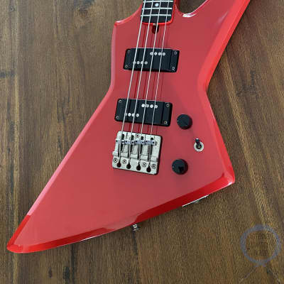 Aria Pro II, Explorer Bass, ZZB Deluxe, Red, MIJ, 1983 | Reverb