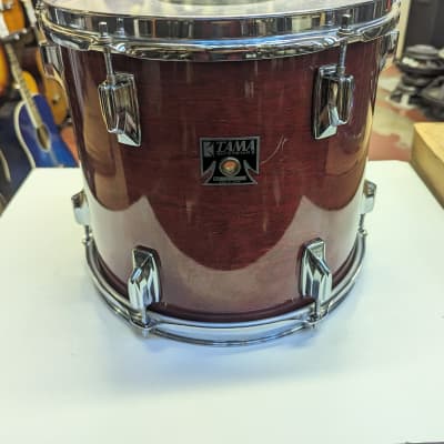 Very Clean! 1984 Tama Superstar Japan 11 X 12" Cherry Wine Lacquer Tom - Looks Really Good - Sounds Great! image 1