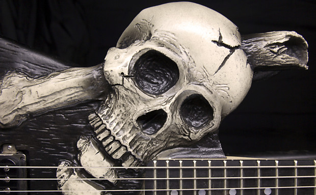 Skull and Bones Guitar George Lynch ala ESP JFrog