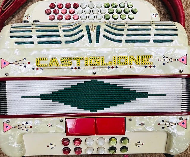 Castiglione Vintage Diatonic Button Acoustic/Electric Accordian image 1