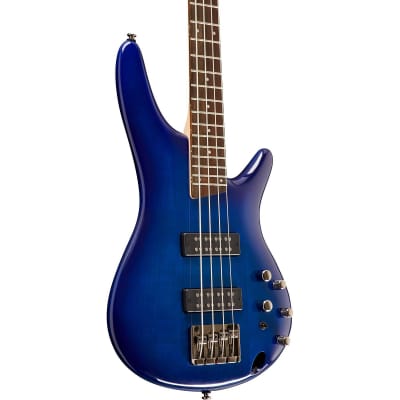 Ibanez Soundgear SR370E 4-String Electric Bass - Sapphire Blue image 4