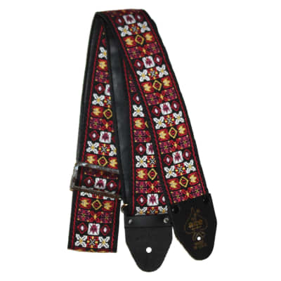Ace Vintage Reissue X's and O's Guitar Strap by D'Andrea - Made in the USA image 1