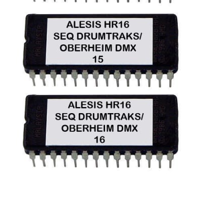 Alesis HR-16 / Hr-16B Sci Drumtraks + Oberheim Dmx Sounds Eprom Upgrade OS 2.0 Rom HR-16 HR16B