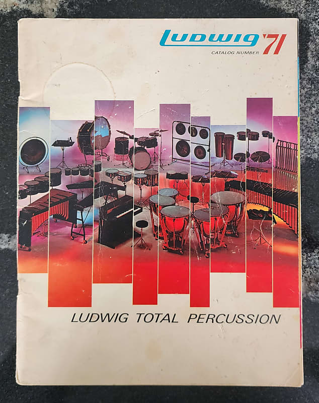 Ludwig Catalog 1971 Reverb