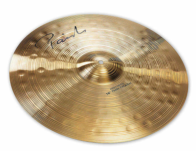 Paiste Signature Precision 16" Thin Crash Cymbal/Model # CY0004101216/Warranty image 1