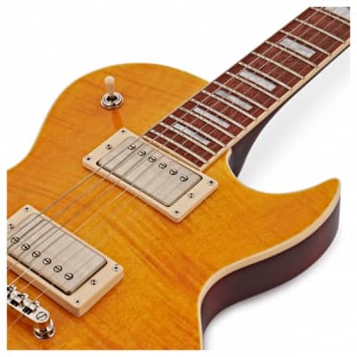 Cort CR250ATA CR Series, Flamed Maple Top, Mahogany Body & Neck, Antique Amber, Free Shipping. image 6
