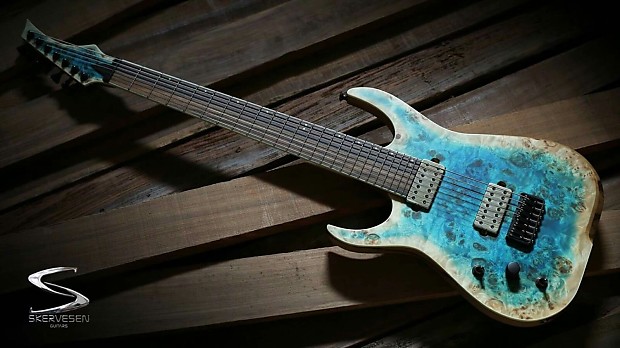 Free Worldwide Shipping! New Skervesen Raptor 7 Lefty Lefthand 7 string  Lefthanded Electric Guitar