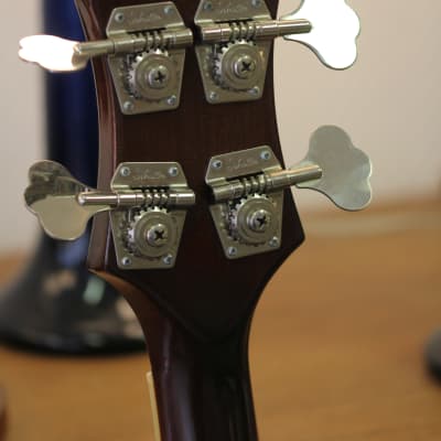 Hoyer 7100 Series 1970s - Walnut Double Neck Bass & Guitar image 15