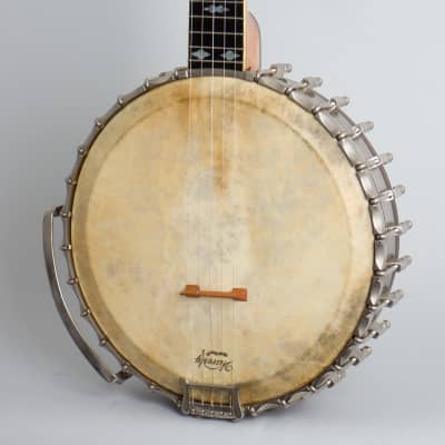 Clifford Essex  Paragon 5 String Banjo (1924), ser. #23, black hard shell case. image 3