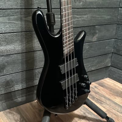 Spector NS Dimension 4 String Multi Scale Electric Bass Guitar Black B Stock image 2