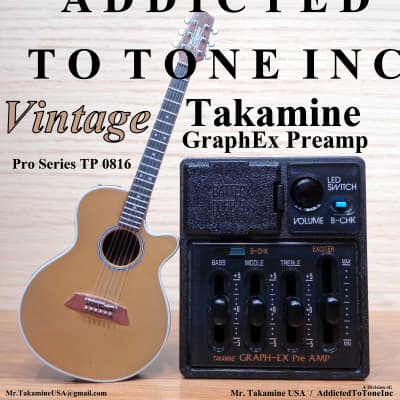たぬき 希少 Graph Takamine Takamine Ex Reverb | Preamp ギター