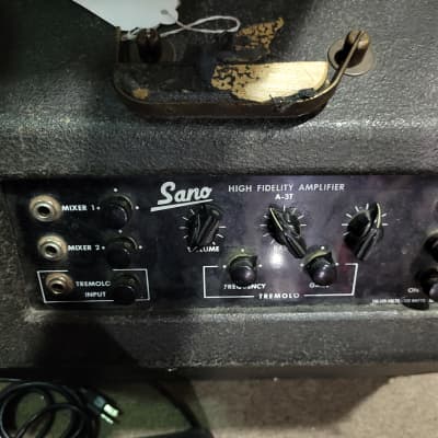 Sano A-3T 1950's Tube Amp Combo - Local Pickup Only image 2