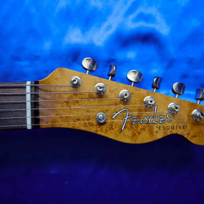Fender Custom Shop Artisan Buckeye Burl Double Esquire Thinline NOS NAMM Limited Edition NEW 2020 image 2