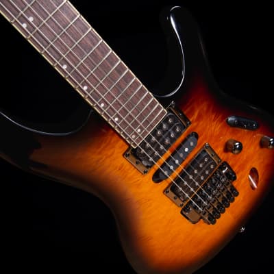 Ibanez S670QM-DEB Standard with Meranti Body, Rosewood Fretboard