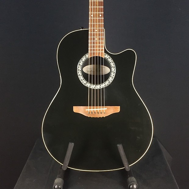 Ovation 1861 Standard Balladeer Black Reverb